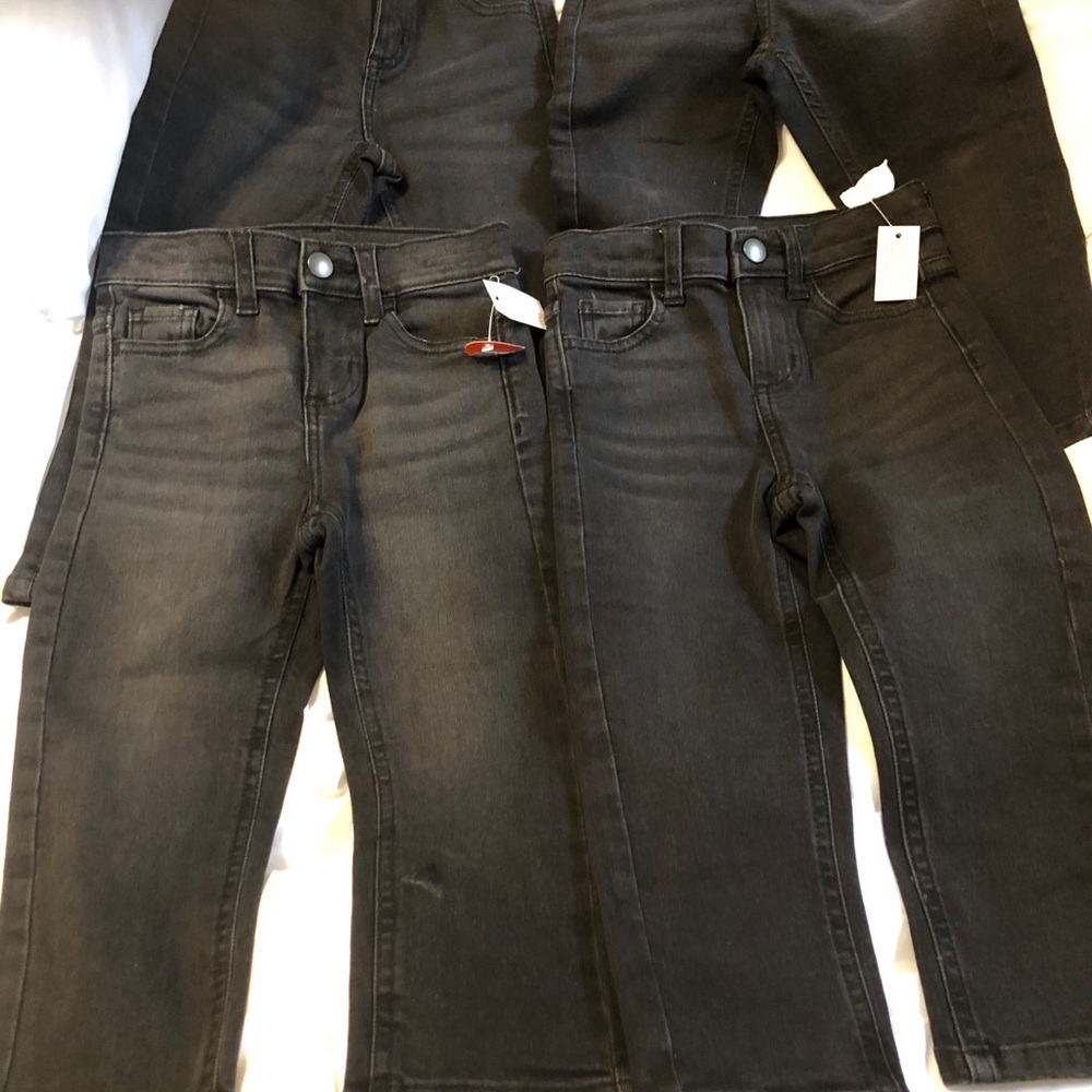 Girls 4 pairs (new)Black Jeans $20 for all size 4t
